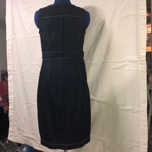 Ann Taylor denim sheath dress, size 6.